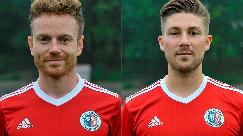 Johannes Gastinger (li.) verlässt den FC Sturm Hauzenberg nach acht Jahren und übernimmt mit Manuel Mader beim FC Tittling.
