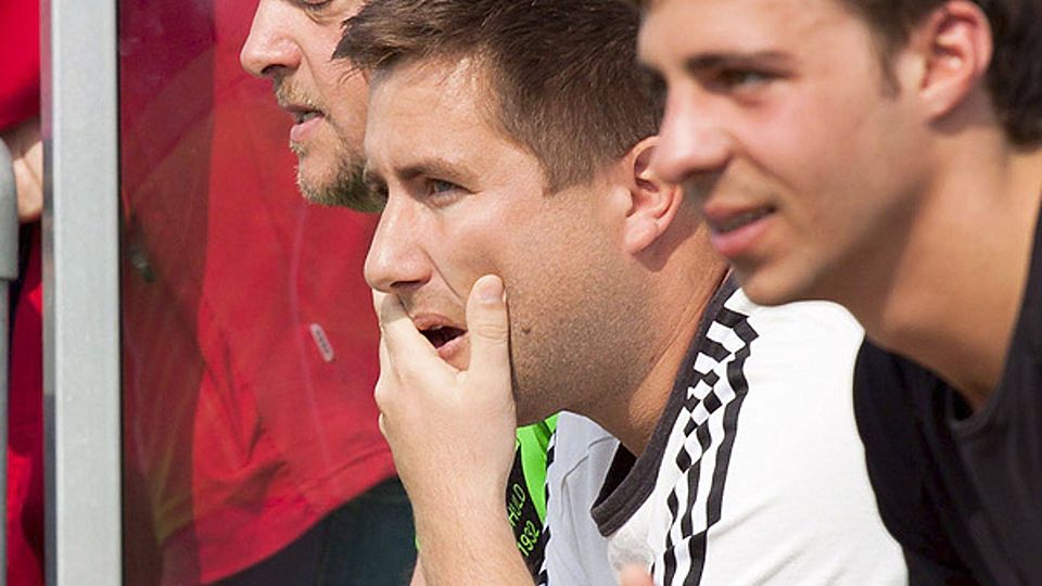 Bestätigt: Tobias Luderschmid (mi.) tritt die Märkle-Nachfolge beim FC Augsburg II an. F: Meyer