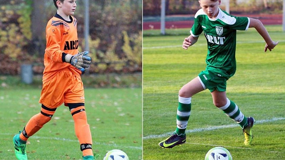 Jakob Reichenbach (rechts) wechselt zum FC Augsburg, Torwart Robin Oettle zum 1. FC Heidenheim.	F.: Klaus Jais