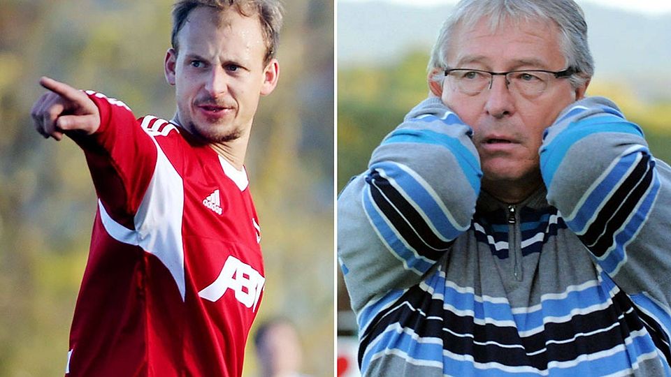Martin Spingler (links) gibt zumindest vorerst die Richtung beim VfB Durach vor, nachdem es unter dem bisherigen Trainer Peter Christl (rechts) in dieser Saison nicht mehr lief. Christl war mehr als zwölf Jahre für die Duracher tätig.   F.: Archiv