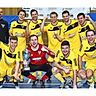 Geschafft: die Landesliga-Fußballer des TV Echterdingen haben auch das diesjährige Dreikönigs-Hallenturnier der Spvgg Stetten gewonnen. Foto:Günter E. Bergmann