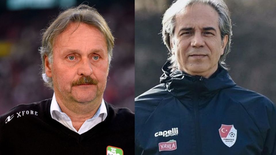 Serdar Dayat hat angegeben, 2009 ein Praktikum bei Peter Neururer (li.) gemacht zu haben. Laut Neururer hat er aber unter ihm nie angefangen zu arbeiten