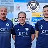 Trio für die TuS-Jugend: Der Sportliche Leiter Klaus Rehbein sowie die Verantwortlichen für die Jugend, Benjamin Rubröder und Christian Weinmann (von links).