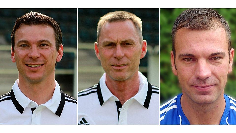 Die nächsten richtungsweisenden und wichtigen Entscheidung sind gefallen, das neue Trainerteam der SpVgg SV Weiden steht: Christian Stadler (l.) bleibt als Cheftrainer, Alfons Brittinger (Mitte) ist für die neue U23 verantwortlich und Norbert Prediger (r.) fungiert als Co-Trainer für die erste Mannschaft. Fotos: Landgraf/SV Altenstadt