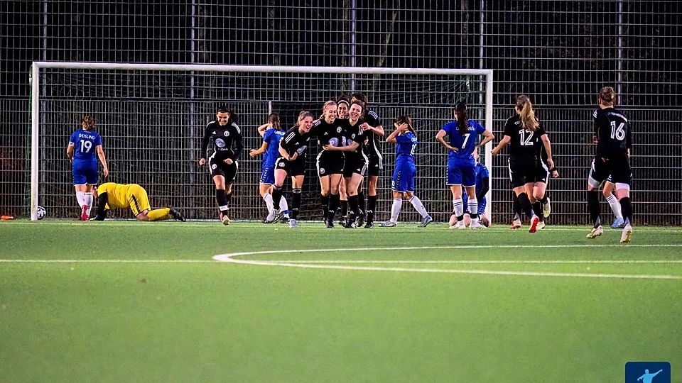 Julia Völk mit dem Ausgleich