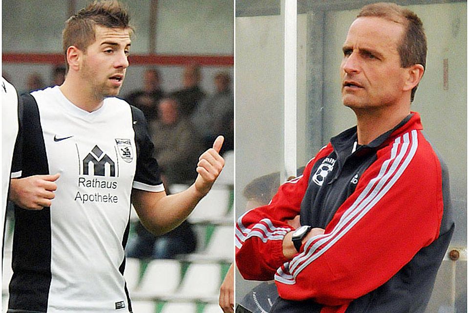 Im Sommer kommt Christoph Bronnhuber (links) als Spielertrainer zum TSV Offingen, der bisherige Coach Ralf Wirth (rechts) hat jetzt schon seinen Stuhl geräumt.   F.: Walter Brugger