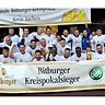Feiert den ersten Titel der Saison: Fußball-Landesligist Eintracht Verlautenheide setzt sich im Finale gegen Germania Eicherscheid durch und ist Kreispokalsieger 2018.  F: Bauer