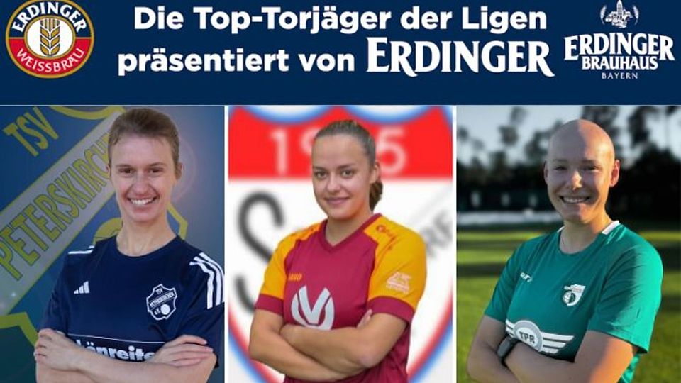 Anna Riegler (m.), Marion Berndlmaier (l.) und Luca Licatti jagen alle den 15 Kästen Erdinger nach.
