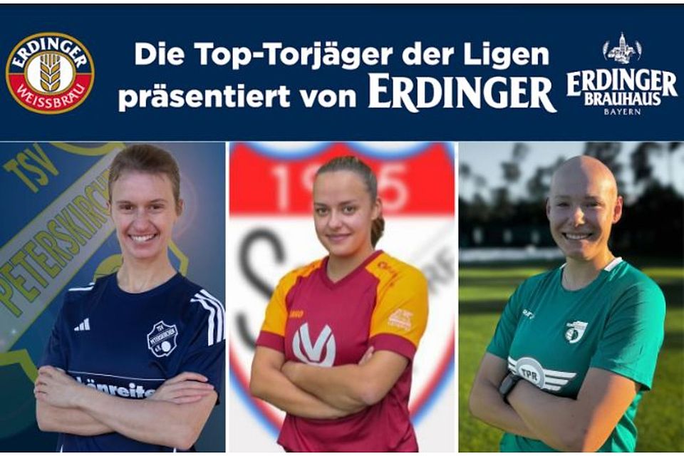 Anna Riegler (m.), Marion Berndlmaier (l.) und Luca Licatti jagen alle den 15 Kästen Erdinger nach.