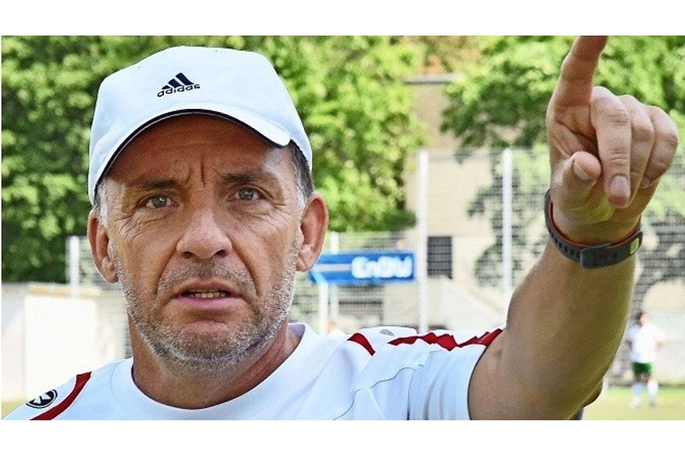 Sascha Gavranovic, Trainer des TSV Harthausen, im Interview. Foto: Günter Bergmann