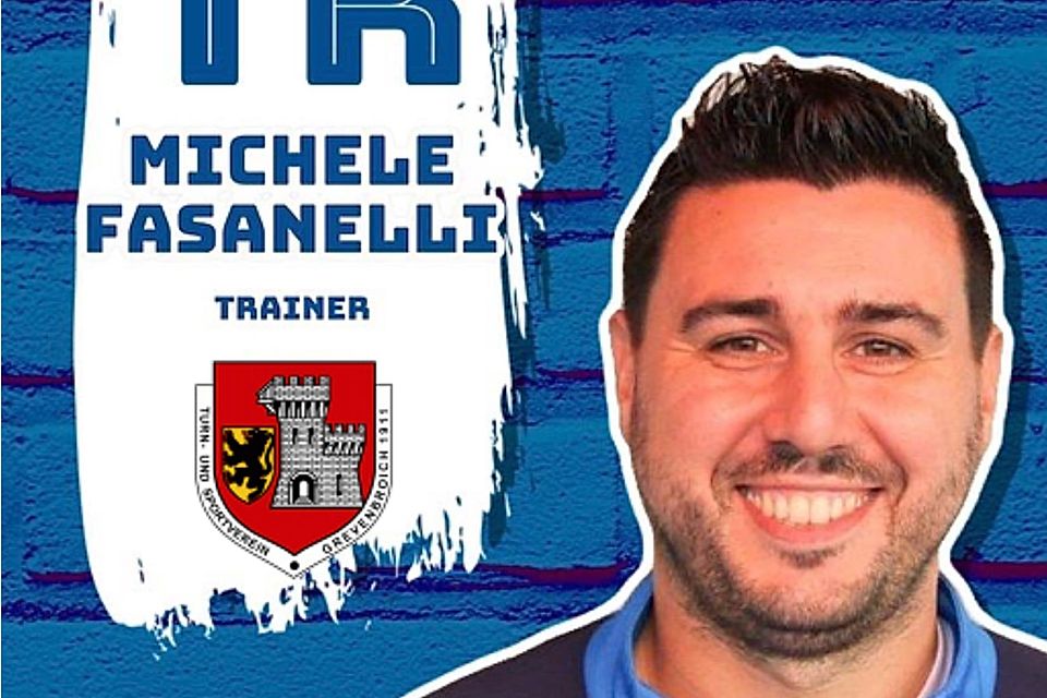 Trainer des TuS Grevenbroich: Michele Fasanelli.