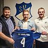 Christoph Stoiber (Mitte) wird Co-Spielertrainer des SV Haidlfing