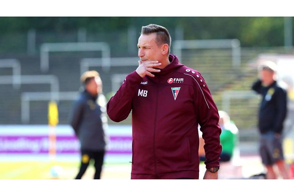 Trainer des FC Wegberg-Beeck Michael Burlet.