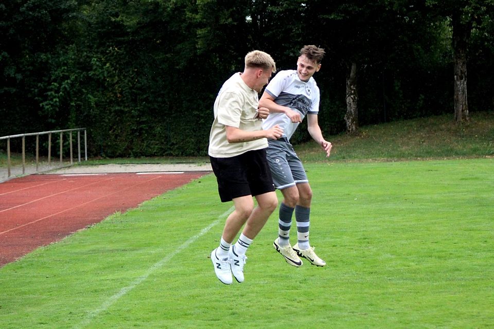 Ein Dreamteam auf und neben dem Feld: Fynn und Tim Wiedmann