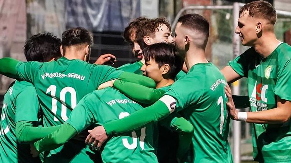 Der VfR Groß-Gerau will - wie hier im Halbfinale gegen RW Walldorf - auch im Endspiel um den Groß-Gerauer Kreispokal jubeln.