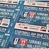 Zahlreich wurden die Tickets gedruckt, wie Turbine Halle auf seinen Social-Media-Kanälen zeigt.