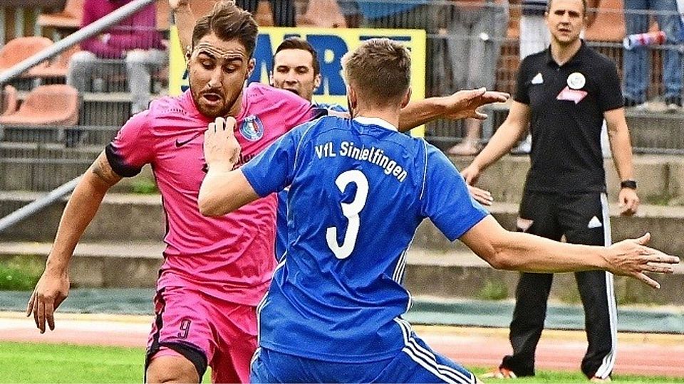 Diesmal eine muskuläre Verletzung: der Neuzugang Sascha Häcker bleibt der Pechvogel im Echterdinger Kader. Foto: Archiv Günter Bergmann