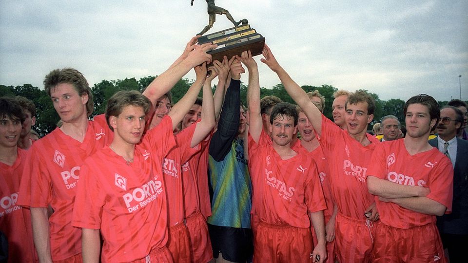 Die Werder Bremen Amateure jubelten 1991.