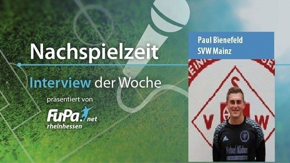 Das Interview der Woche mit SVW Mainz-Keeper Paul Bienefeld.