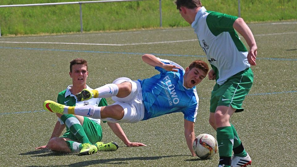 Zuzenhausen (grün-weiß) spielt in der kommenden Runde in der A-Junioren Verbandsliga, Pfaffengrund/Eppelheim in der A-Junioren Landesliga Rhein-Neckar. F: Jacksch