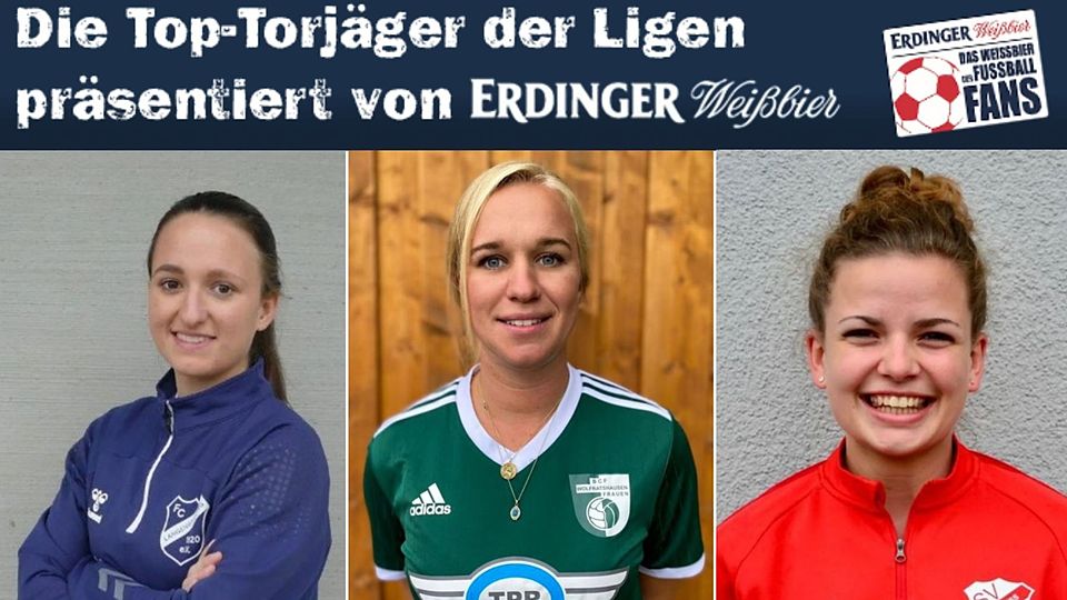 Werden Julia John (l.) und Johanna Draude (r.) Katharina Frankl (M.) nochmal gefährlich im ERDINGER-Ranking?