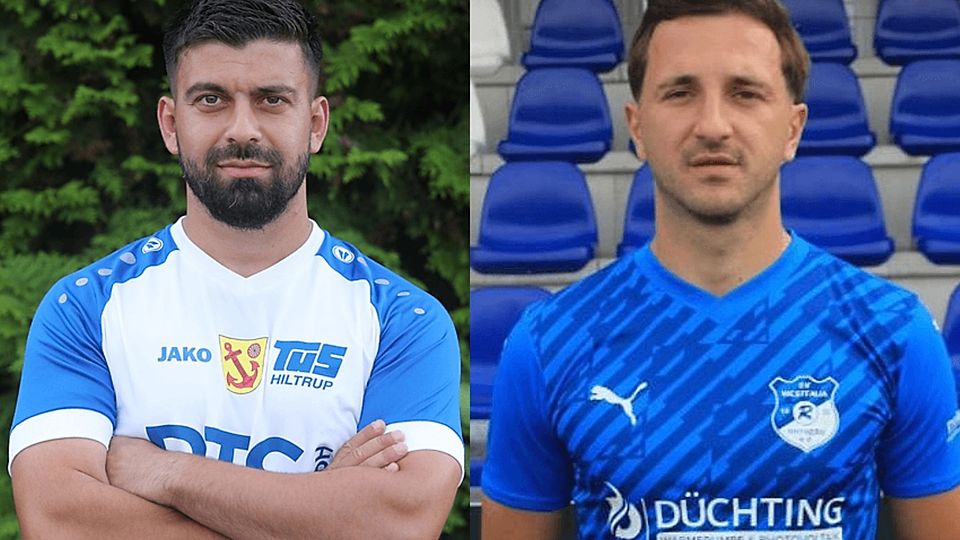 Ogün Gümüstas (links) verlässt Beckum, Mergim Deljiu wechselt nach Beckum.