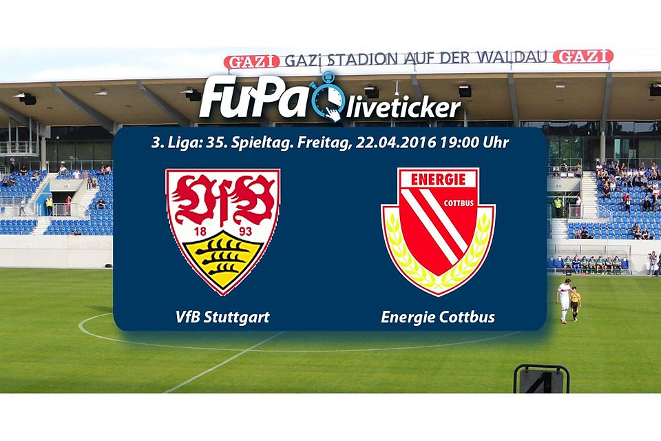 JETZT LIVE: Der VfB Stuttgart II empfängt Energie Cottbus. Wir tickern live für euch. Foto: Collage FuPa Stuttgart