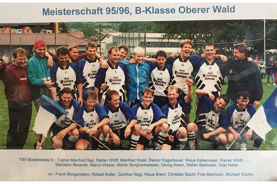 Der Kreisliga-Aufstieg 1996 - der erste große Erfolg des heute 46-Jährigen im Seniorenbereich.
