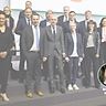 Das Präsidium beim 44. DFB-Bundestag 2022 in Bonn