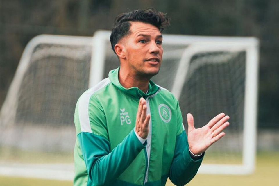 SV-Aubing-Coach Patrick Ghigani steht fast immer auf dem Trainingsplatz.