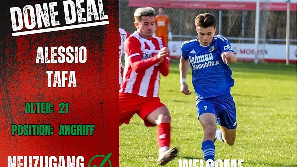 Mit Alessio Tafa hat der FC Wegberg-Beeck einen weiteren Angreifer verpflichtet.