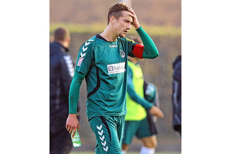 &quot;Eine gefühlte Niederlage&quot;:  Nach dem sechsten ungeschlagenen Auswärtsspiel des VfB Lübeck in Serie war Moritz Marheineke nicht zum Feiern zumute.