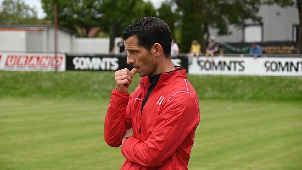 Von seiner Mannschaft überzeugt: SG-Cheftrainer André Weingärtner.	Archivfoto: J. Werner