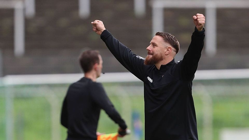 Uerdingens Coach René Lewejohann würde auch am Montagabend gerne wieder jubeln.