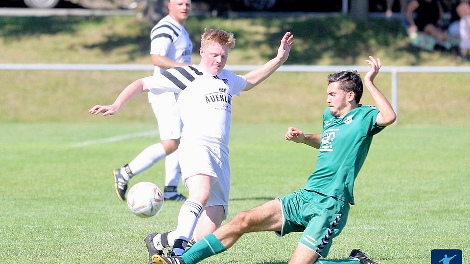 Eine Szene aus dem Derby Friesenhausen - Humprechtshausen