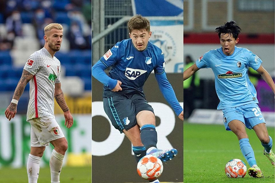 Niklas Dorsch (li.), Angelo Stiller und Woo-yeong Jeong (r.) haben in der 1. Bundesliga inzwischen Fuß gefasst.