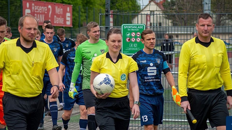 Miriam Schwermer feierte kürzlich ihr Debüt in der Herren-Regionalliga.