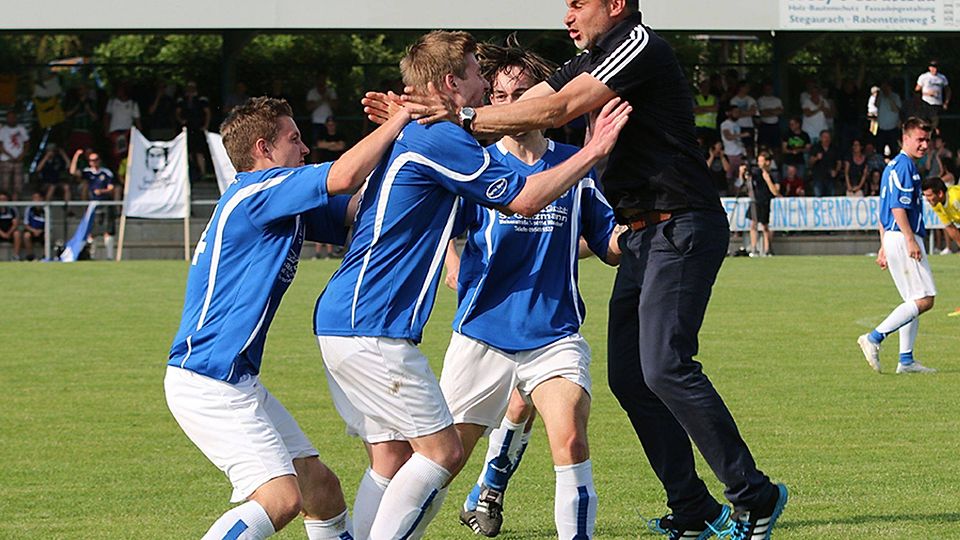Nach dem Last-Minute Abstieg aus der Landesliga, will man in der kommenden Saison bei der SpVgg Stegaurach wieder mehr jubeln. F: Stöcklein