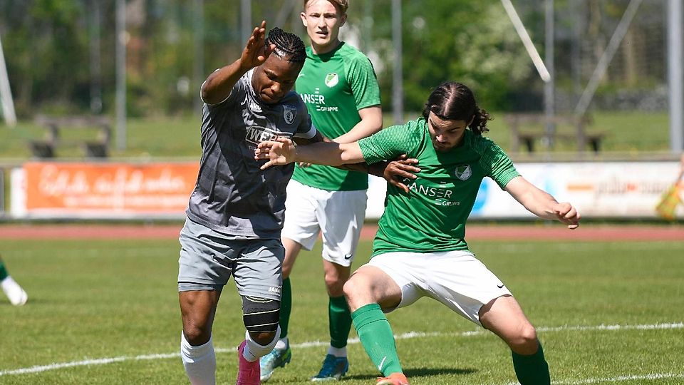 Auf einen deutlichen stärken Gegner als zuletzt Brunthal müssen sich Thankgod Asoegwu (li.) und der BCF Wolfratshausen im heutigen Heimspiel gegen den SV Aubing einstellen.