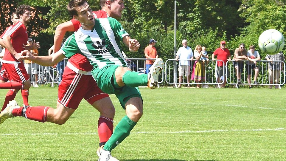 Seine Dynamik war mitentscheidend für den Sieg in Bad Heilbrunn: Gundelfingens Außenverteidiger Michael Grötzinger.