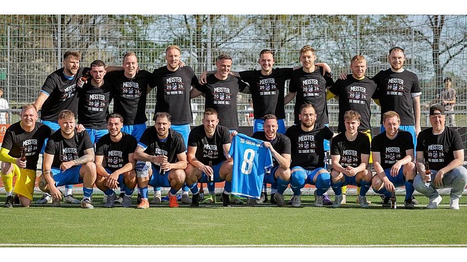 A-Liga-Meister SG Obere Dill steigt in die Kreisoberliga West auf: Ende April siegt die Hartmann-Elf in Driedorf und holt den Titel vorzeitig. © Jonathan Ortmann