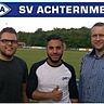 Bild v. links: Trainer Thorben Geerken, Ali Morad, Co-Trainer Olaf Otremba