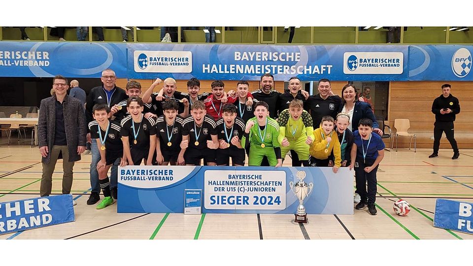 Sieger der Bayerischen Hallenmeisterschaft der U15-Junioren 2024: TSV München-Milbersthofen