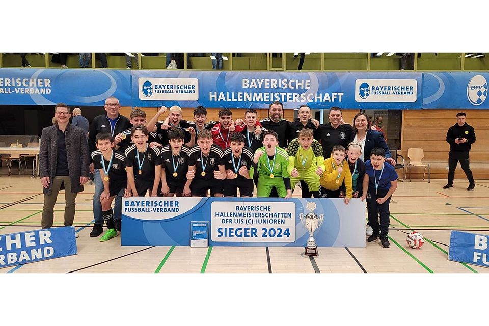 Sieger der Bayerischen Hallenmeisterschaft der U15-Junioren 2024: TSV München-Milbersthofen