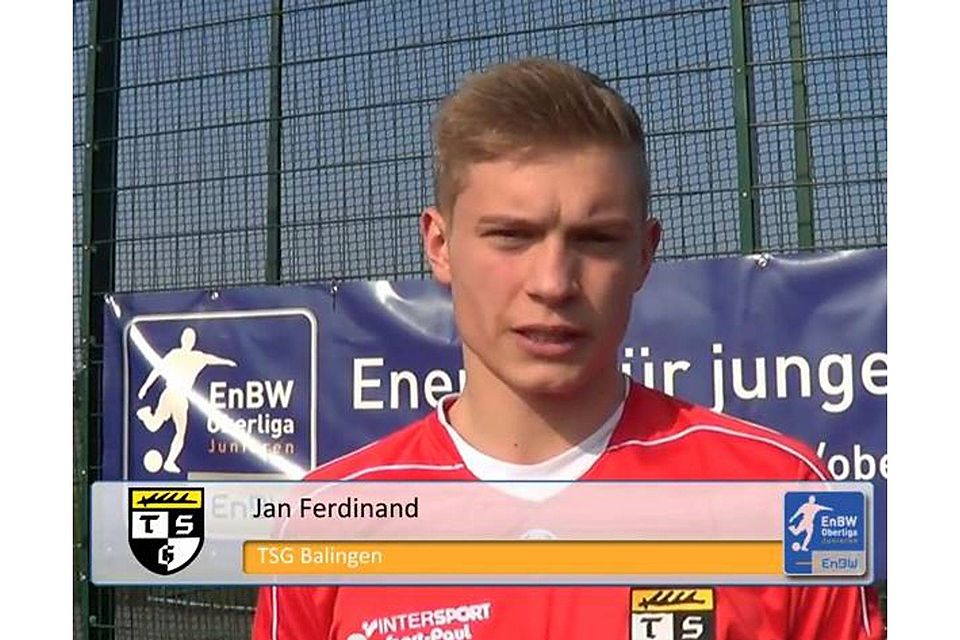 Jan Ferdinand wechselt zum VfB. Foto: Screenshot/WFV