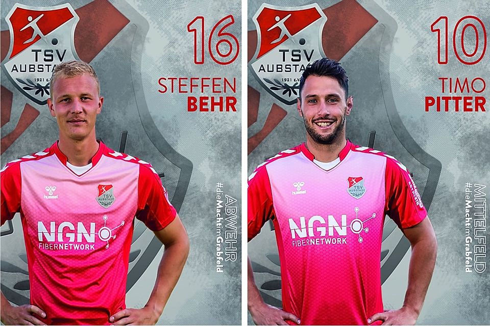 Steffen Behr (li.) und Timo Pitter bleiben weitere Jahre in Aubstadt.