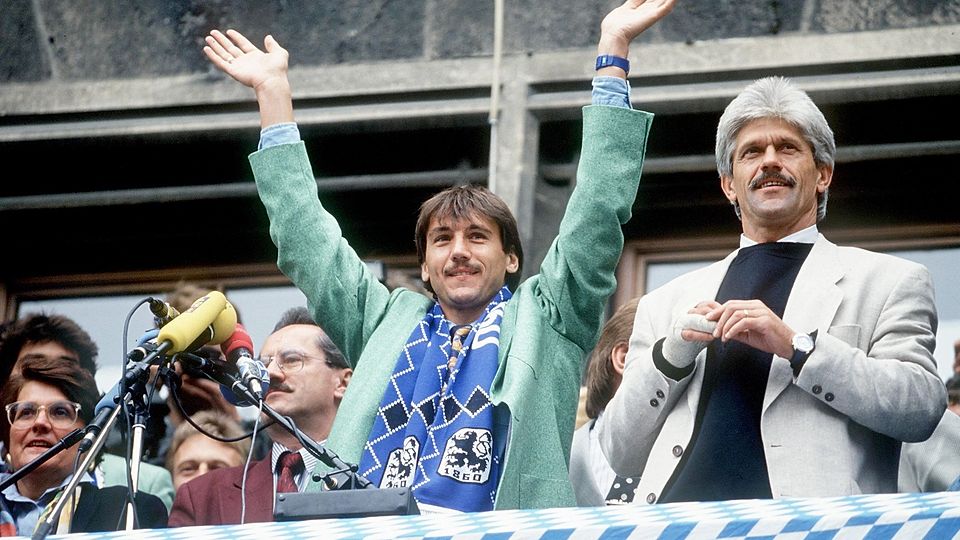 Aufstiegs-Helden 1994 mit 1860 München: Peter Pacult (li.) und Werner Lorant.