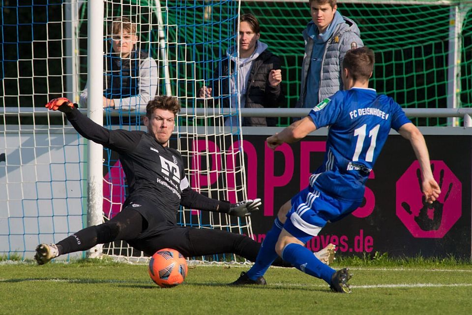 Tobias Rembeck traf mal wieder gegen den TSV Neuried.