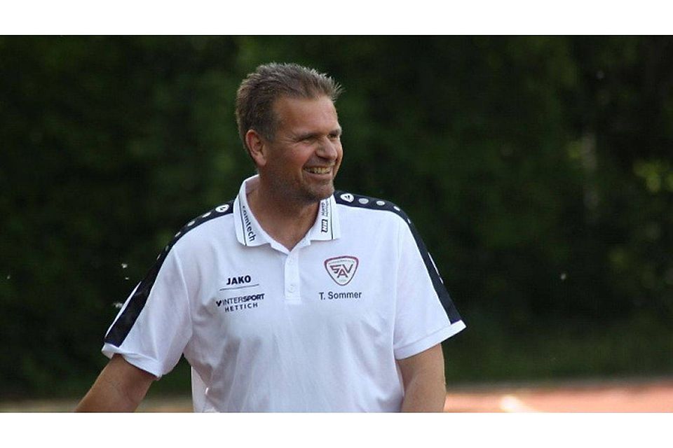 Wünscht sich ein Sieg zum Abschluss seiner Zeit beim SV Allmersbach: SVA-Coach Thomas Sommer. F: Babic