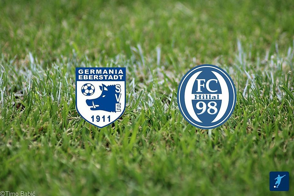 Germania Eberstadt und der FC Hillal Rüsselsheim trennen sich 1:1 Unentschieden.